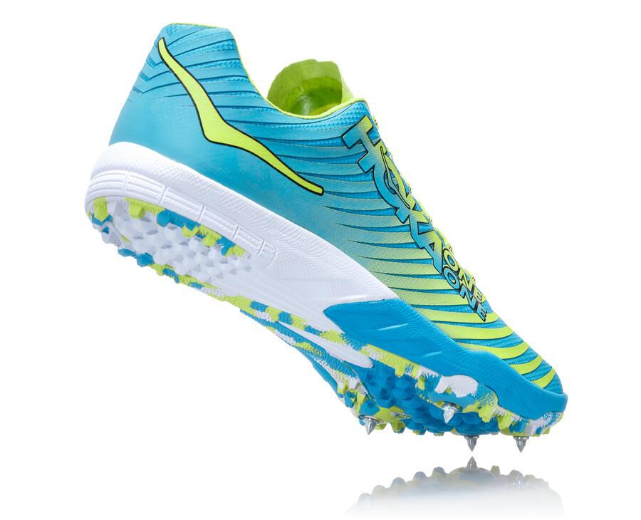 Tennis Hoka One One Evo Xc Femme - Bleu/Vert - RUD-761298